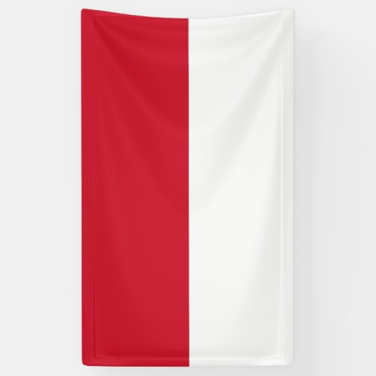 Indonesische Flagge Banner (Vertikal)