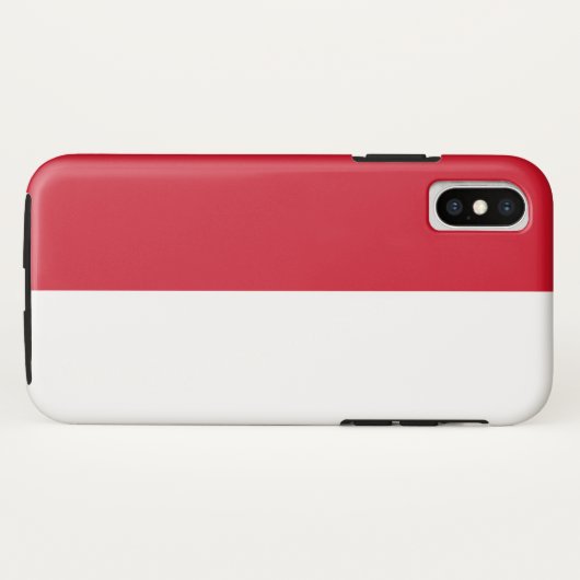 Indonesische Flagge Case-Mate iPhone Hülle (Rückseite (Horizontal))