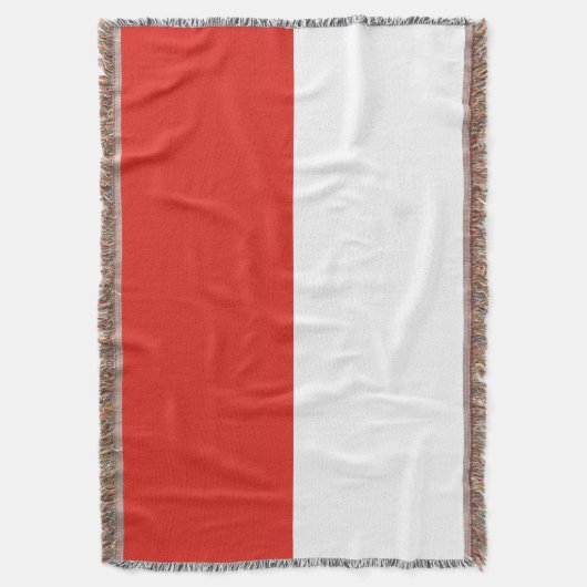 Indonesische Flagge Decke (Vorderseite Vertikal)