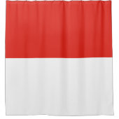 Indonesische Flagge Duschvorhang (Vorderseite)