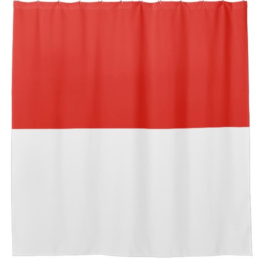 Indonesische Flagge Duschvorhang (Vorderseite)