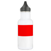 Indonesische Flagge Edelstahlflasche (Links)