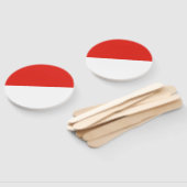 Indonesische Flagge Fächer (Non-assembled)