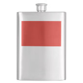 Indonesische Flagge Flachmann (Vorderseite)