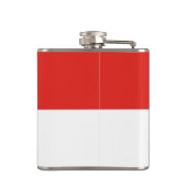 Indonesische Flagge Flachmann (Rückseite)