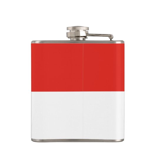 Indonesische Flagge Flachmann (Rückseite)