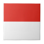 Indonesische Flagge Fliese (Vorderseite)