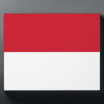 Indonesische Flagge Fotoplatte<br><div class="desc">Indonesische Flagge. Große Flagge Indonesiens</div>