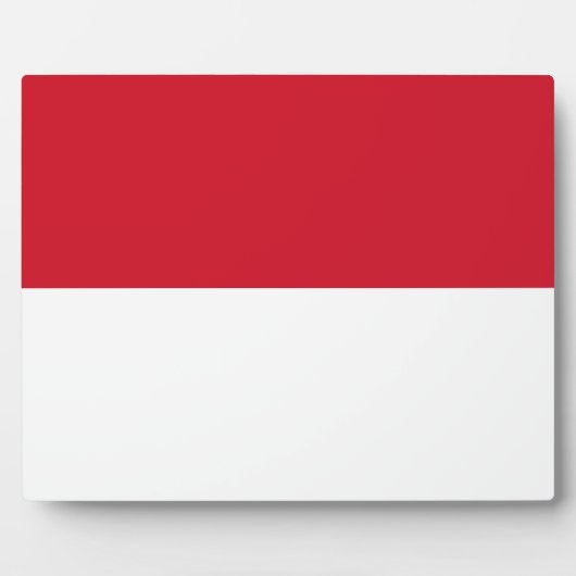 Indonesische Flagge Fotoplatte (Vorderseite)