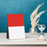 Indonesische Flagge Fotoplatte<br><div class="desc">Ein ideales Geschenk für alle,  die Patrioten ihres Landes sind!</div>