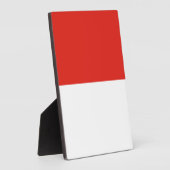 Indonesische Flagge Fotoplatte (Seite)