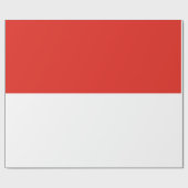 Indonesische Flagge Geschenkpapier (Flach)
