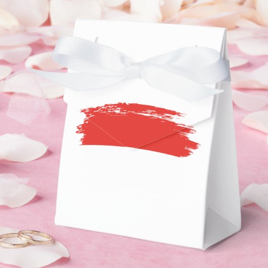 Indonesische Flagge Geschenkschachtel (Hochzeit)
