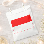 Indonesische Flagge Geschenktütchen (Ausgeschnitten)