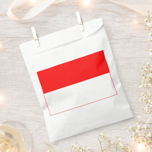 Indonesische Flagge Geschenktütchen (Ausgeschnitten)