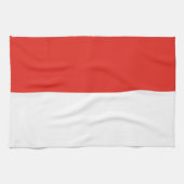 Indonesische Flagge Geschirrtuch (Horizontal)