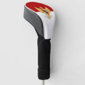 Indonesische Flagge Golf Headcover (angewinkelt)