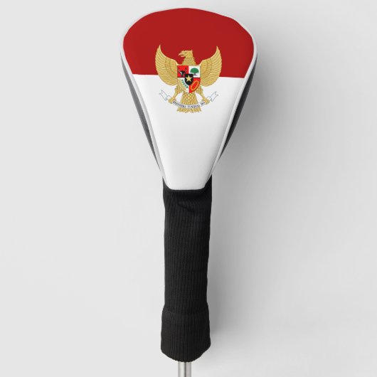 Indonesische Flagge Golf Headcover (Vorderseite)