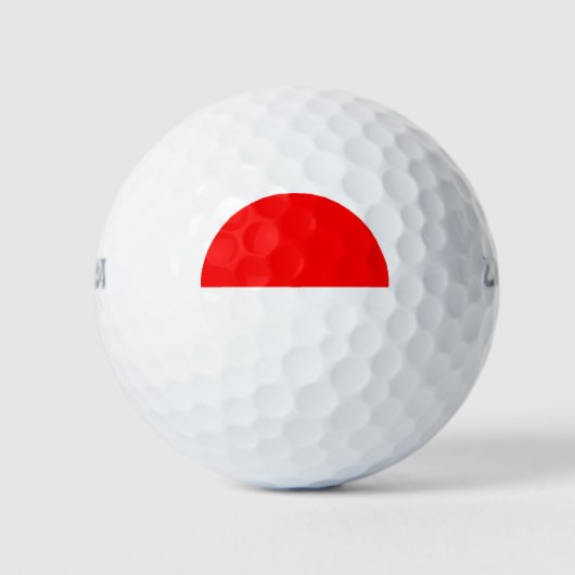 Indonesische Flagge Golfball (Vorderseite)