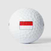 Indonesische Flagge Golfball (Vorderseite)