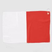 Indonesische Flagge Golfhandtuch (Horizontal)
