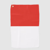 Indonesische Flagge Golfhandtuch (Vorderseite)