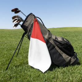Indonesische Flagge Golfhandtuch
