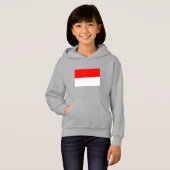 Indonesische Flagge Hoodie (Vorne ganz)