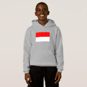 Indonesische Flagge Hoodie (Vorne ganz)