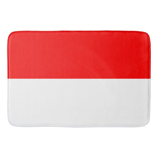 Indonesische Flagge (Indonesien) Badematte (Vorderseite)