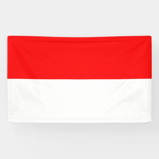 Indonesische Flagge (Indonesien) Banner (Horizontal)