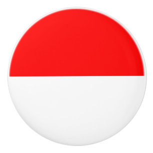 Indonesische Flagge (Indonesien) Keramikknauf
