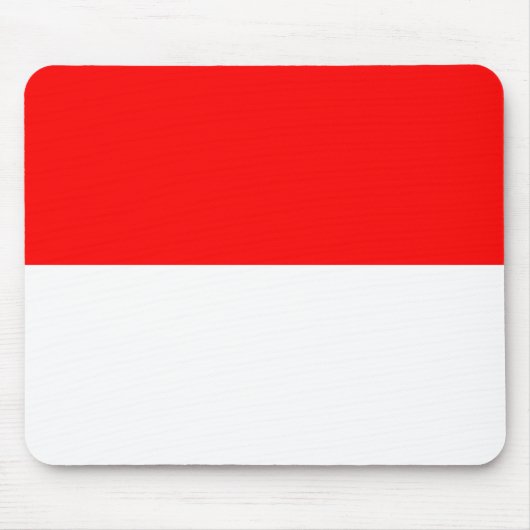 Indonesische Flagge (Indonesien) Mousepad (Vorne)