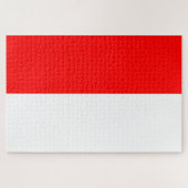 Indonesische Flagge (Indonesien) Puzzle (Horizontal)