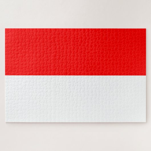 Indonesische Flagge (Indonesien) Puzzle (Horizontal)
