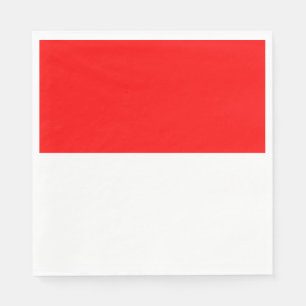 Indonesische Flagge (Indonesien) Serviette