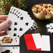 Indonesische Flagge (Indonesien) Spielkarten (In Situ)