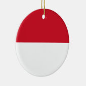 Indonesische Flagge Keramikornament (Rechts)