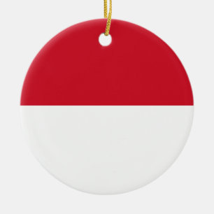 Indonesische Flagge Keramikornament