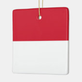 Indonesische Flagge Keramikornament (Links)