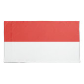 Indonesische Flagge Kissenbezug (Rückseite)