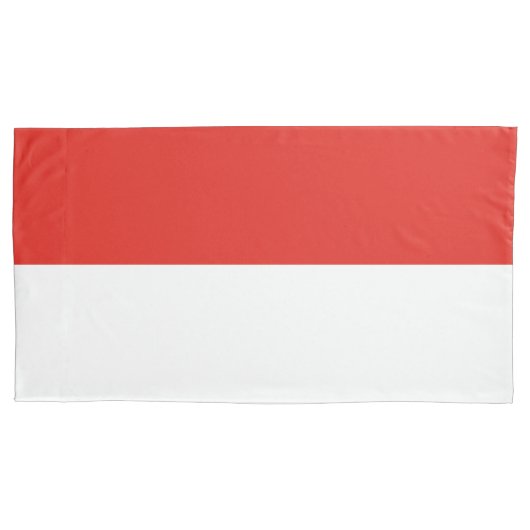 Indonesische Flagge Kissenbezug (Vorderseite)