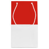 Indonesische Flagge Kleine Geschenktüte (Rückseite)