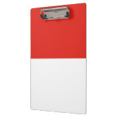 Indonesische Flagge Klemmbrett (Links)