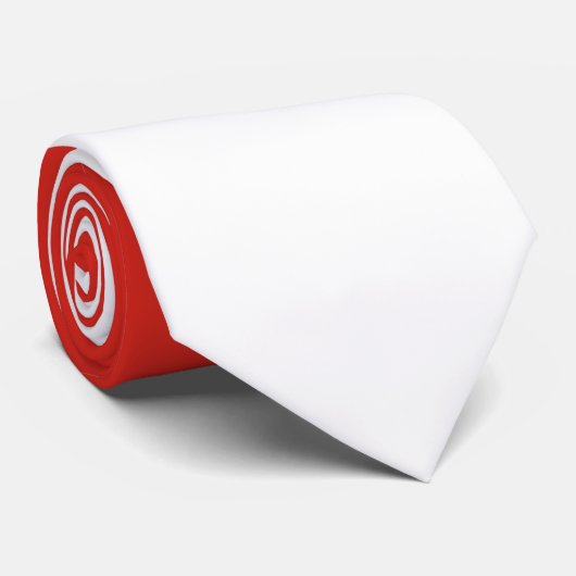 Indonesische Flagge Krawatte (Gerollt)