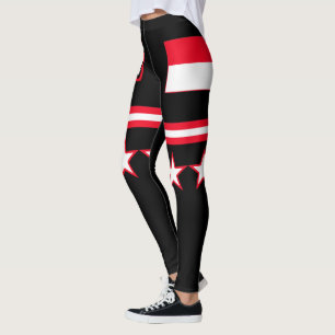 Indonesische Flagge Leggings