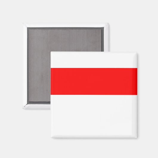 Indonesische Flagge Magnet (Vorderseite/Rückseite)
