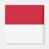Indonesische Flagge Magnet (Vorne)