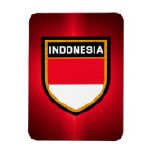 Indonesische Flagge Magnet (Vertikal)