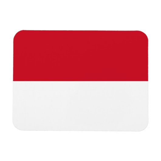 Indonesische Flagge Magnet (Horizontal)